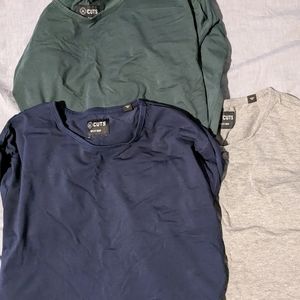 Cuts split hem tshirts